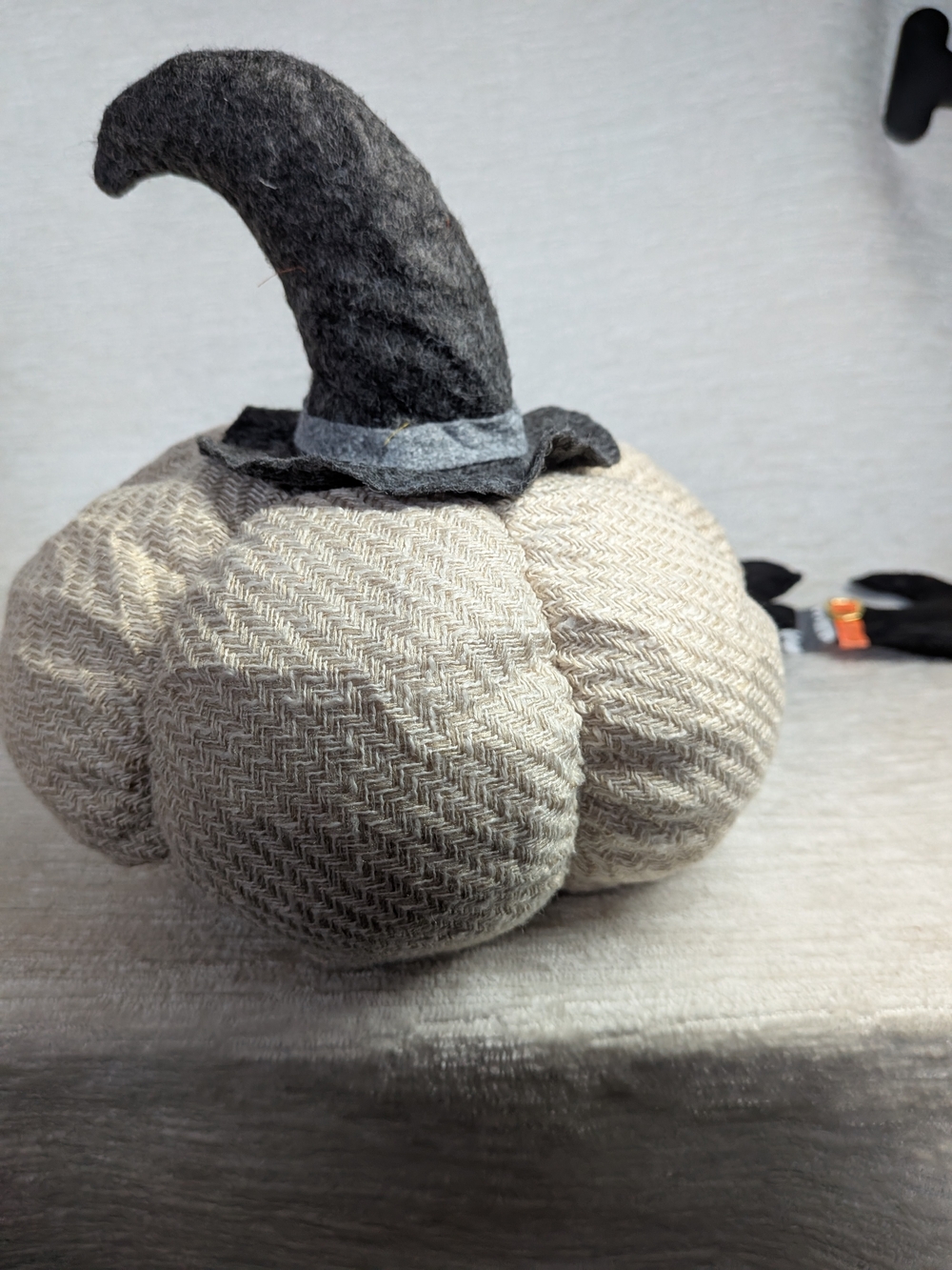 Halloween Pumpkin and Ghost Plushes- Shelf Sitters Fireplace mantel Decor - Picture 12 of 16